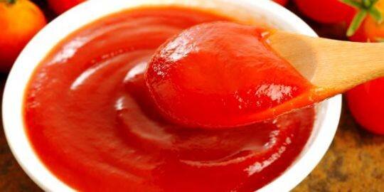 استفاده از شربت ذرت به‌ جای شکر در کچاپ گوجه فرنگی