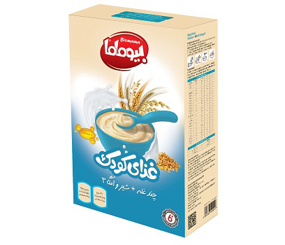 غذای کودک( چندغله + شیر و امگا 3) loading=